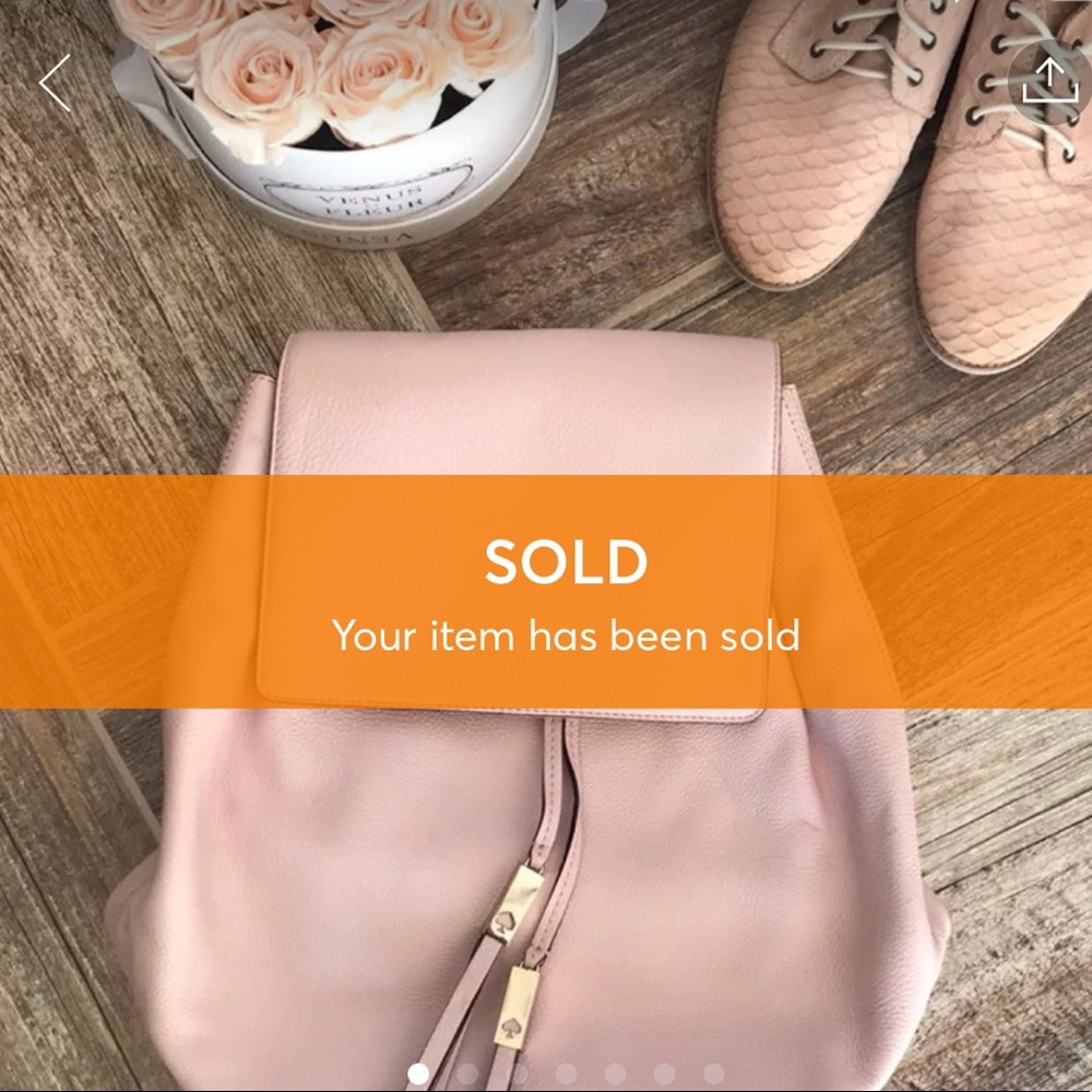 SOLD‼️Kate Spade Blush Pink Backpack